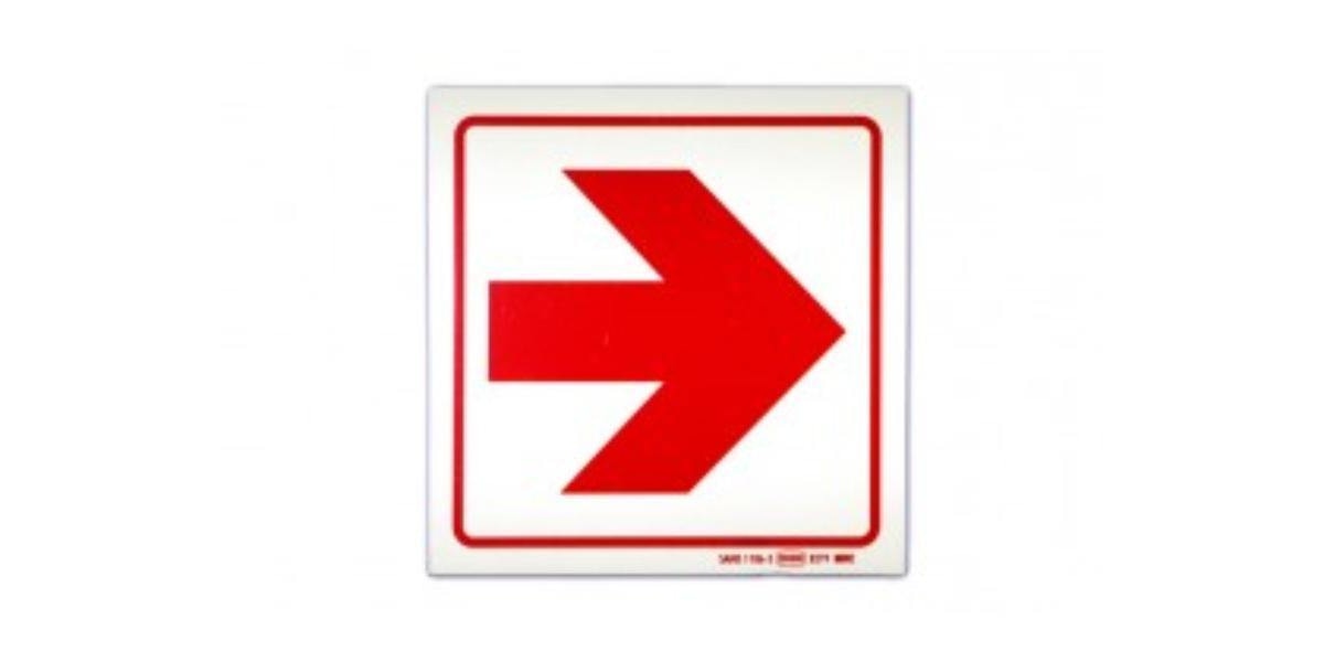 Autogear Firemate Red Arrow Sign - Modern Auto Parts
