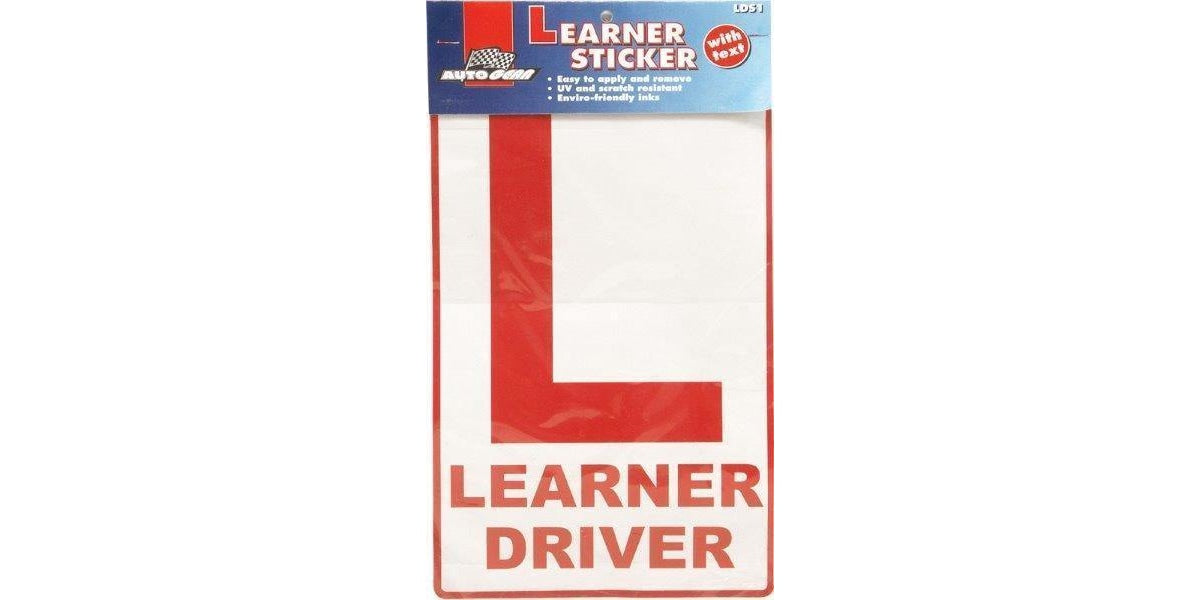 Autogear Learner Driver Sign - Modern Auto Parts