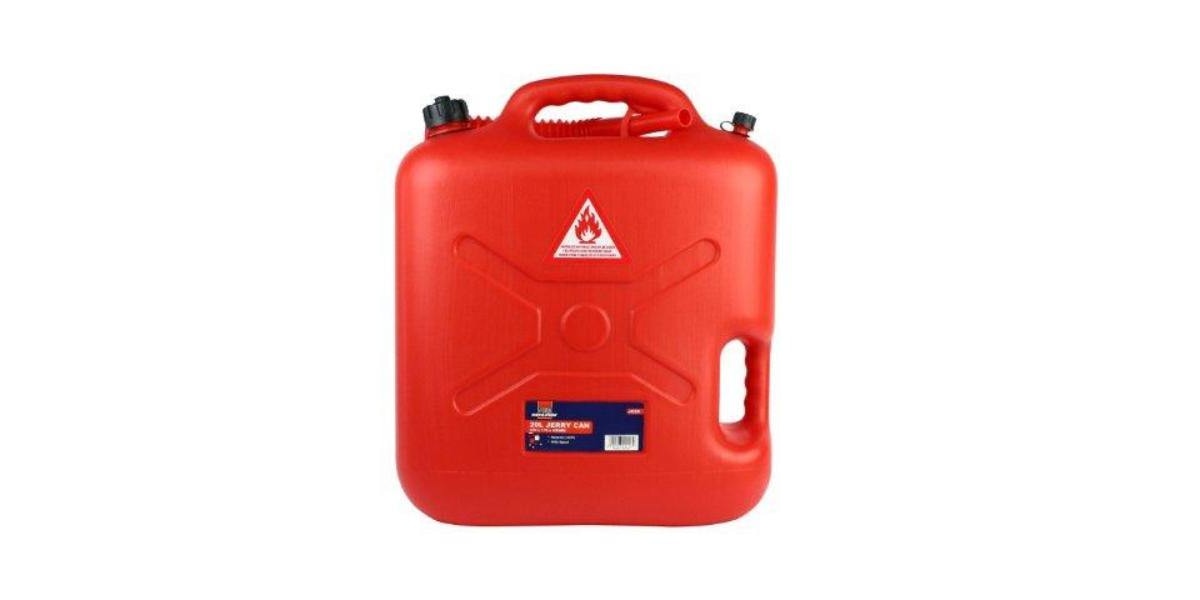 Autogear Red Plastic Jerry Can (Petrol) - Modern Auto Parts