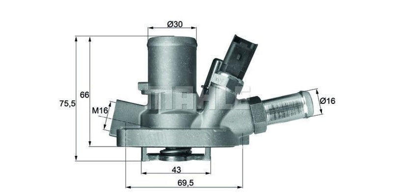 Behr-Mahle Thermostat 80 Deg (Ti14780) - Modern Auto Parts