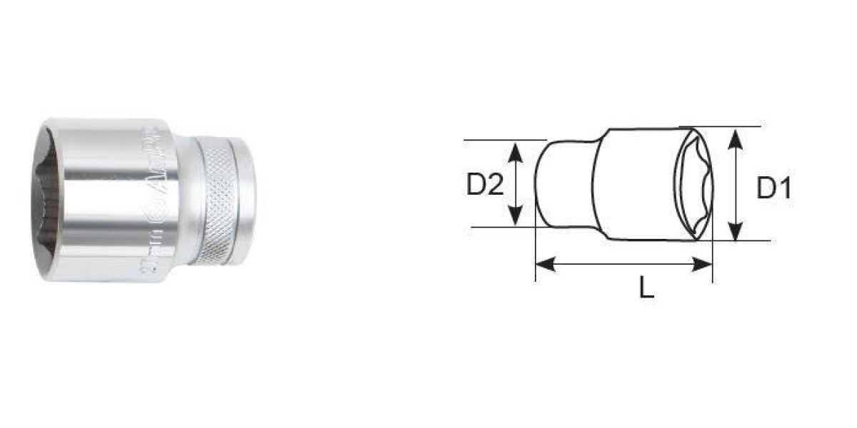 Bolt-Fit 1/2 Dr. 10Mm 6Pt Socket AMPRO T52410 tools at Modern Auto Parts!