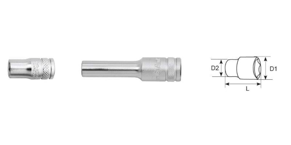 Bolt-Fit 3/8 Dr. 10Mm 6Pt Deep Socket AMPRO T52340 tools at Modern Auto Parts!