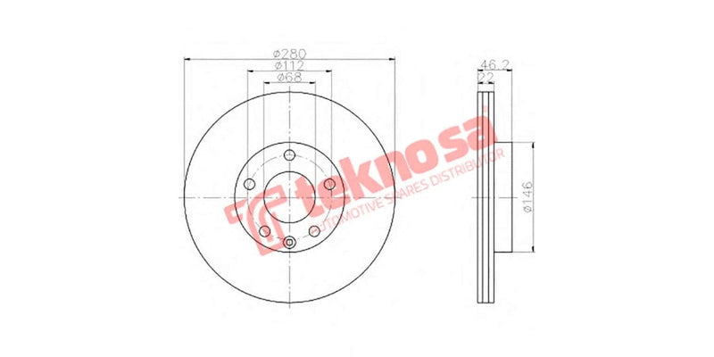 Brake Disc Audi A4/A8/ Vw Passat (Fv)