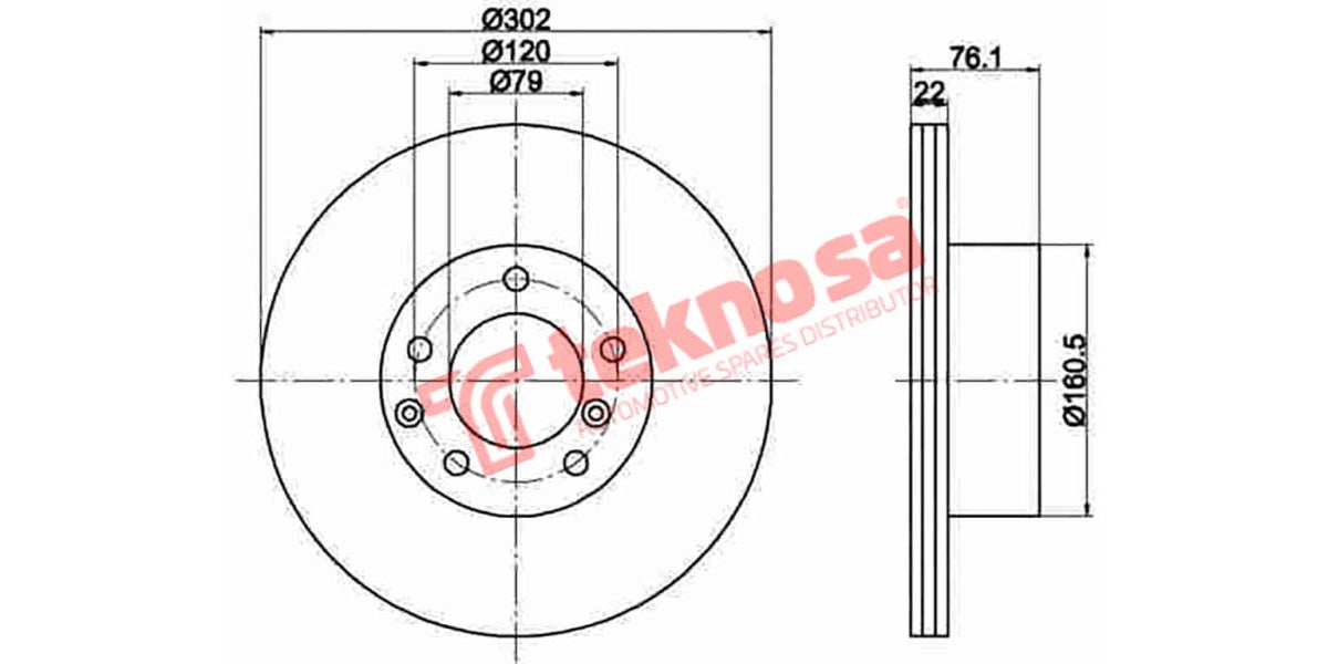 Brake Disc Bmw E34 5 Srs/ E32 7 Srs (Fv)