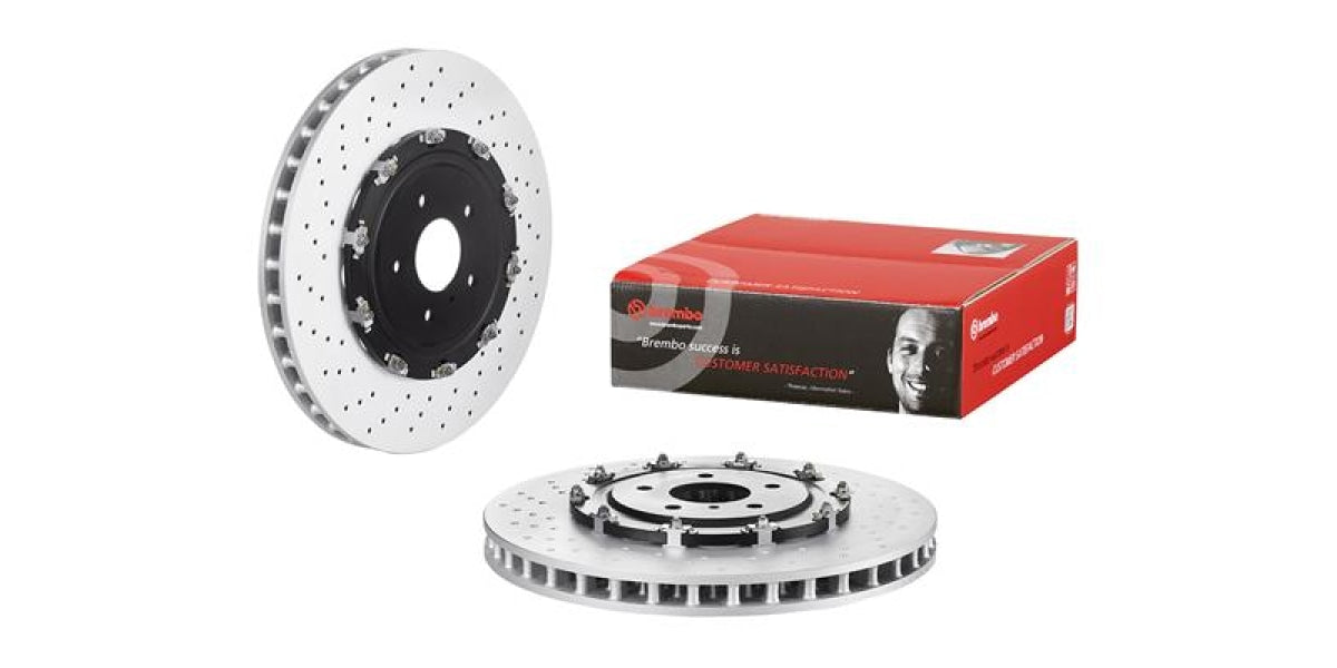 Brake Disc Front (1-In-Box) Nissan Gt-R R35 Two-Piece Floating (Brembo - 09A18713)