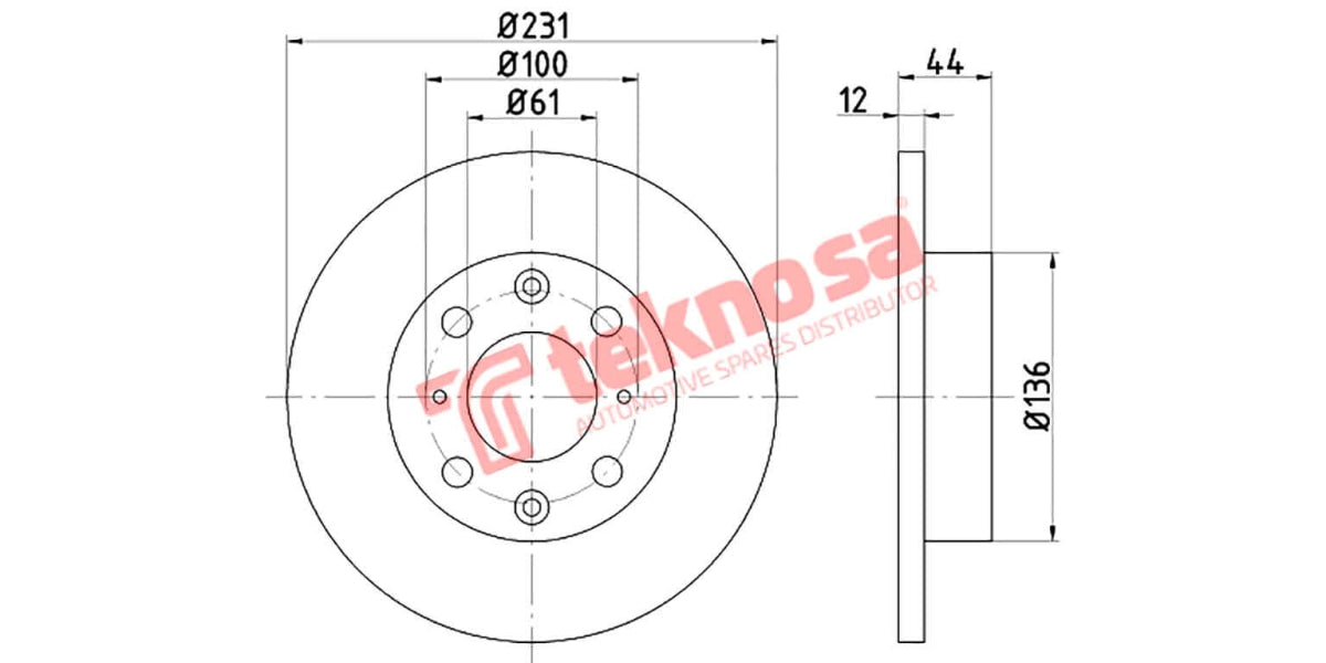 Brake Disc Honda Civic/Ballade (Fs)