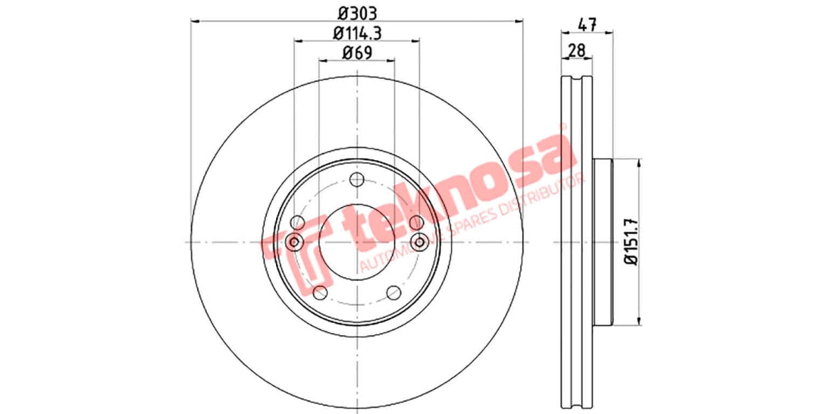 Brake Disc Hyundai Azera (Fv)