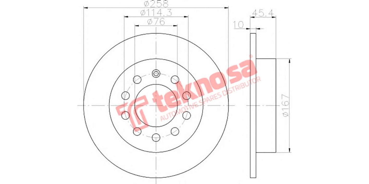 Brake Disc Hyundai Tiburon 02-09 (Rs)