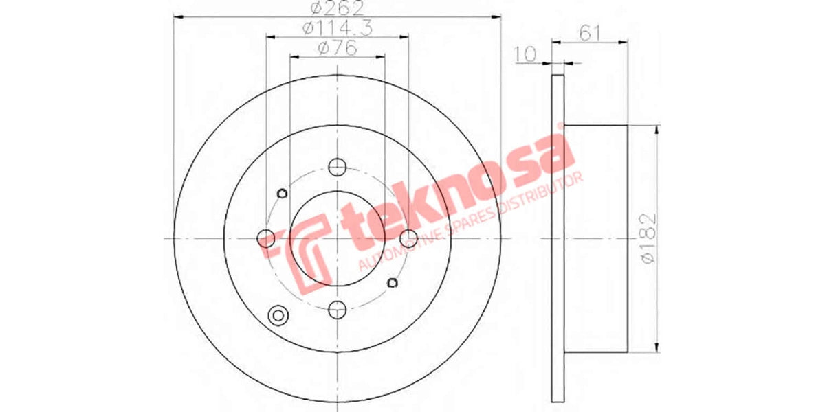 Brake Disc Kia Magentis/Sonata (Rs)