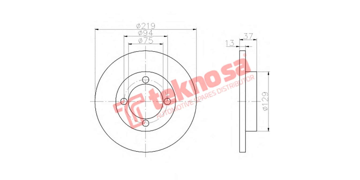 Brake Disc Kia Pride (Fs)