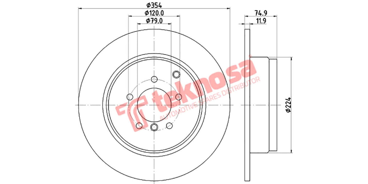 Brake Disc Landrover Range Rover Iii 02- (Rs)