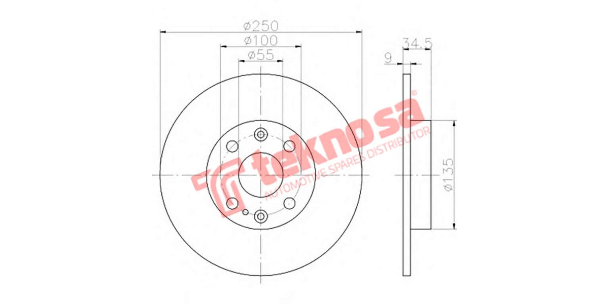 Brake Disc Mazda Etude/Astina 160 ,180 (Rs)