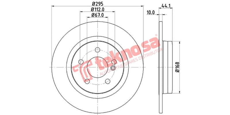 Brake Disc Mercedes A/B-Class (Rs)