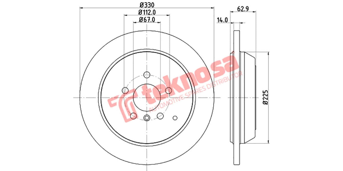 Brake Disc Mercedes M/R-Class (Rs)