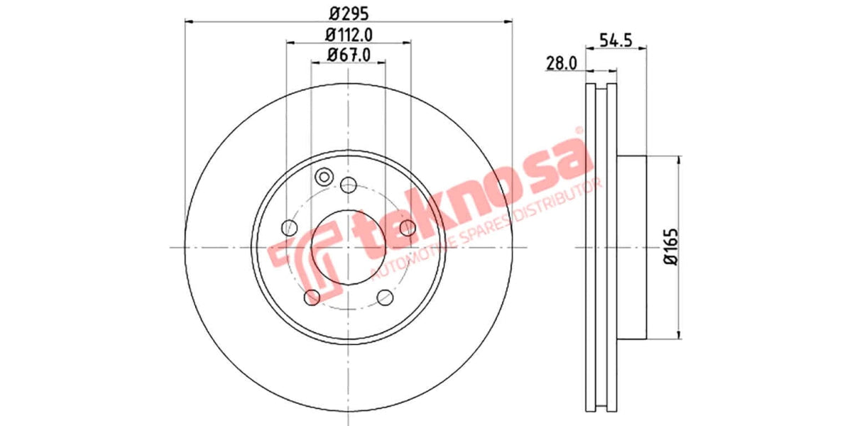 Brake Disc Mercedes W211/S211 (Fv)