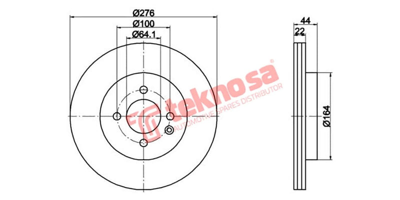 Brake Disc Mini Cooper 04-07 (Fv)
