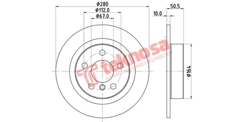 Brake Disc Mini Cooper/Bmw 2 Series (Rs)