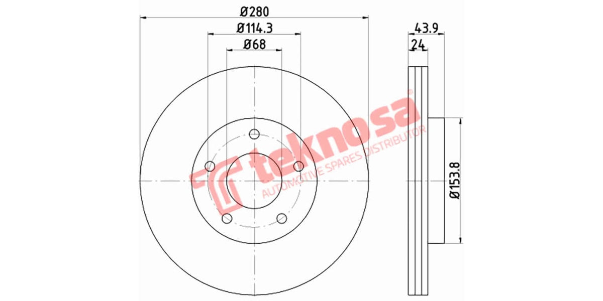 Brake Disc Nissan Juke (Fv)