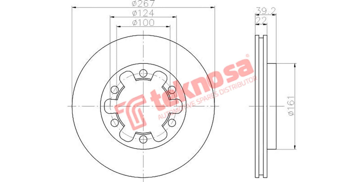 Brake Disc Nissan Sentra 2013- (Fv)