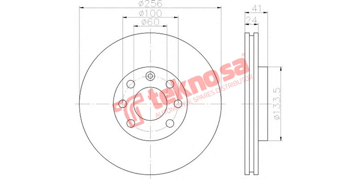 Brake Disc Opel Astra /Estate F 1.8-2.0 94- (Fv)