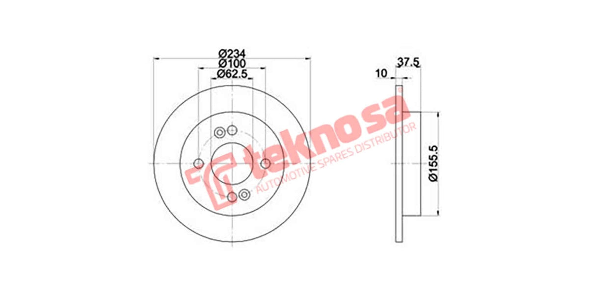 Brake Disc Picanto 05- (Rs)