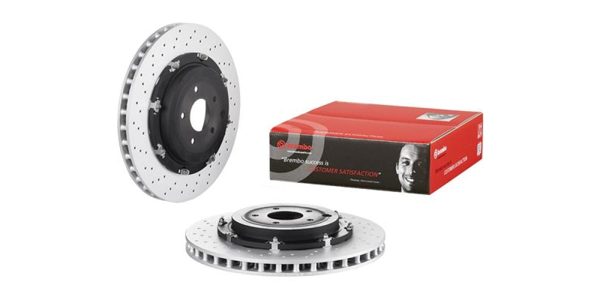Brake Disc Rear (1-In-Box) Nissan Gt-R R35 Two-Piece Floating (Brembo - 09A19013)