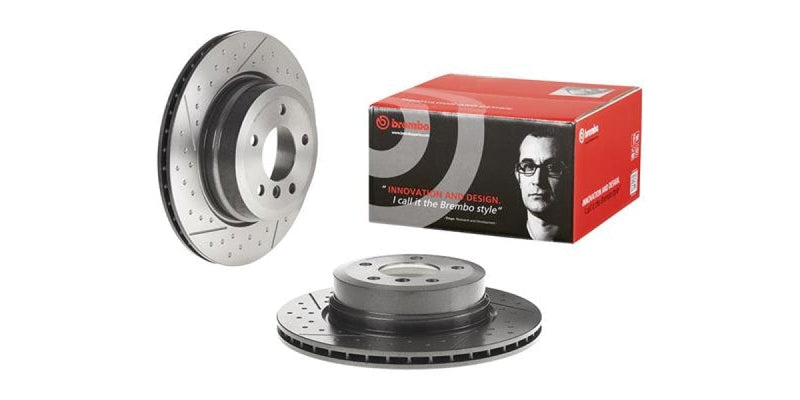 Brake Disc Rear (2-In-Box) Bmw 135I E8X 2007> (Brembo - 09C31521)