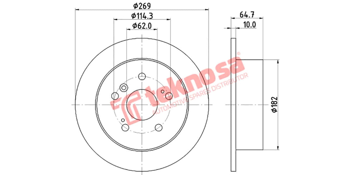 Brake Disc Toyota Camry 2.4I (Rs)