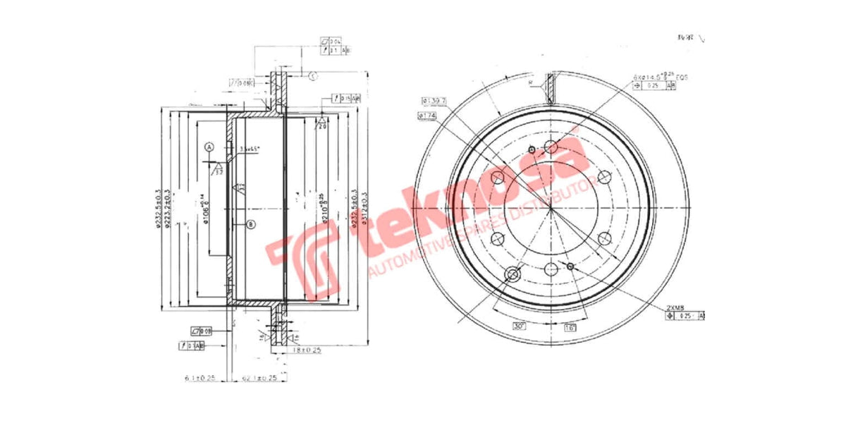 Brake Disc Toyota Land Cruiser (Rv)