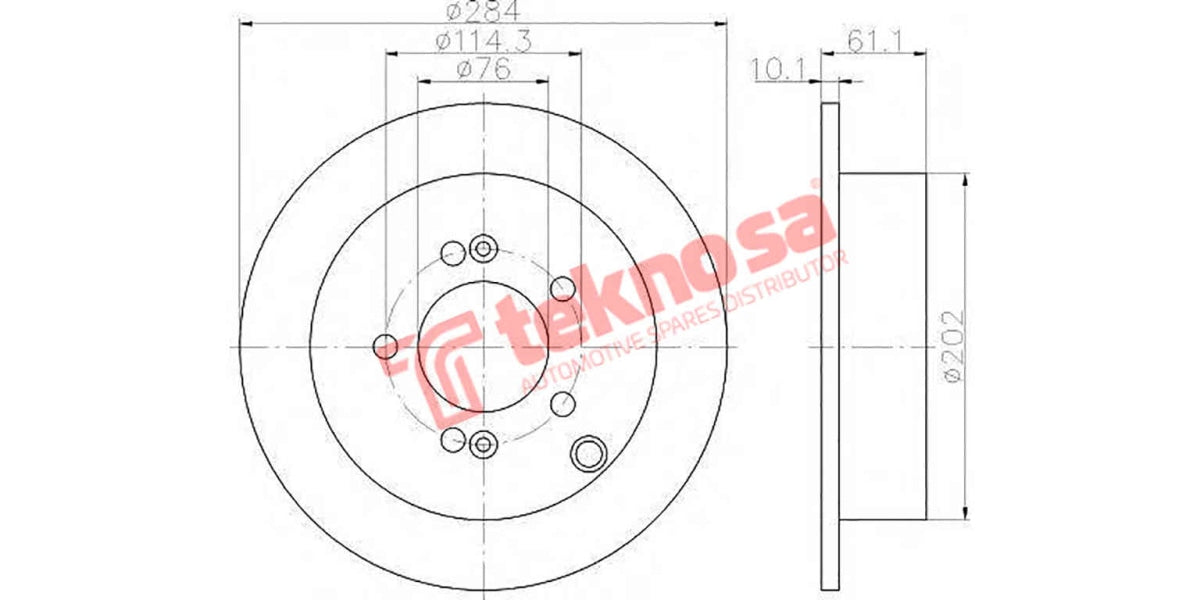 Brake Disc Tucson 4X2/4X4 (Rs)