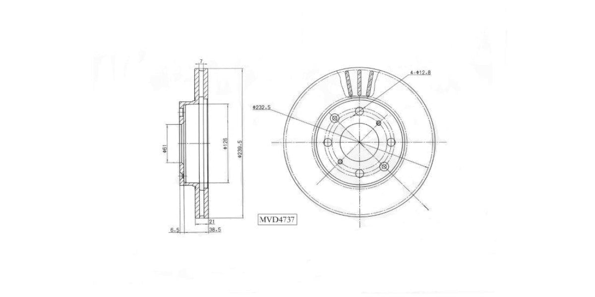 Brake Disc Vented Front Honda 150 Sohc,160I,Honda Brio 2012> Civic 96> Amaze 2018> (Single) at Modern Auto Parts!