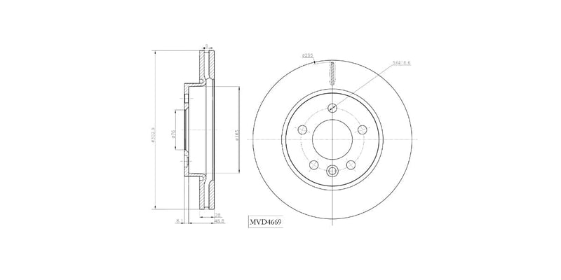 Brake Disc Vented Front Vw Amarok Various 2010> (Single) at Modern Auto Parts!