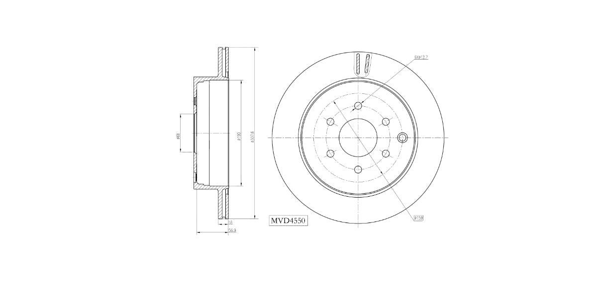 Brake Disc Vented Rear Nissan Navara [D40],Pathfinder 2005-2017 (Single) at Modern Auto Parts!