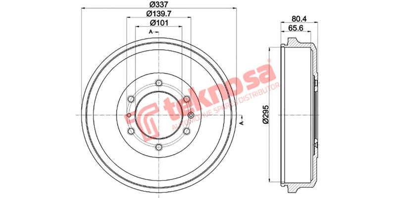 Brake Drum Isuzu Kb/ Dmax 12-