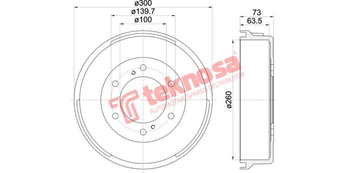 Brake Drum Nissan Hardbody