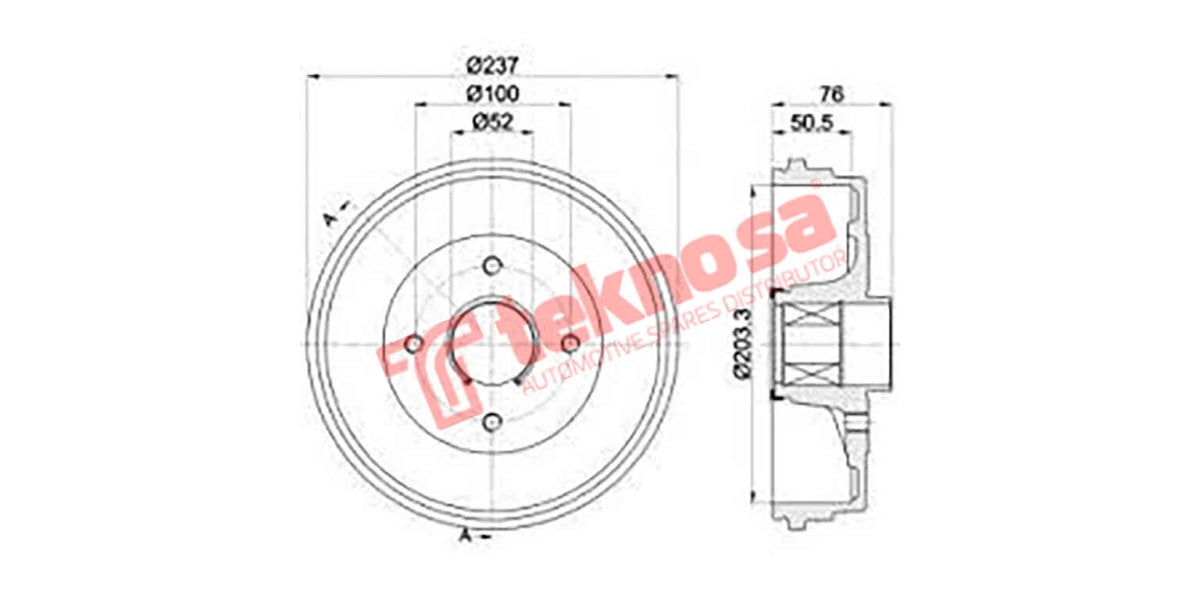 Brake Drum Renault Clio/Sandero