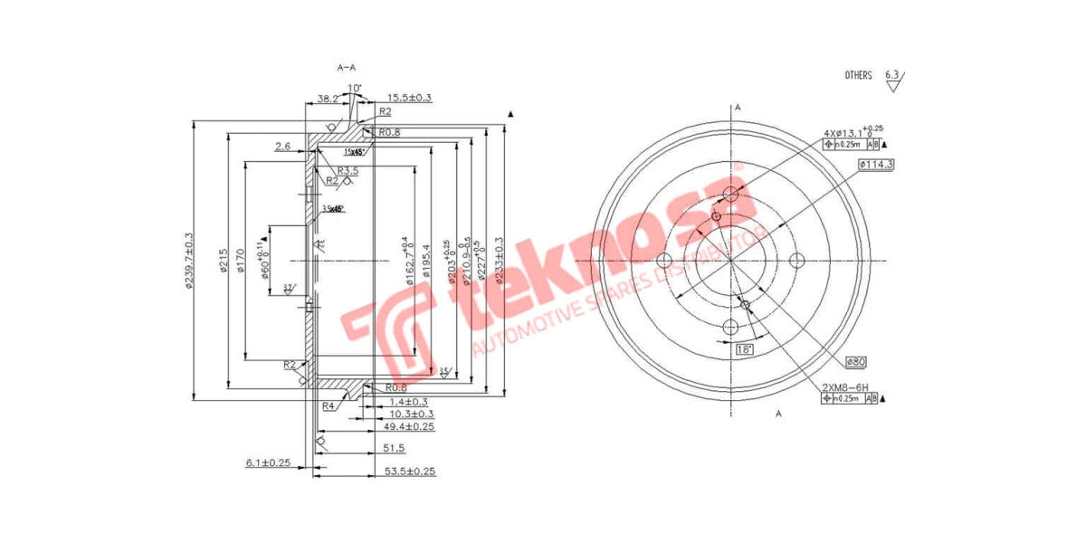 Brake Drum Toyota Avanza 06-