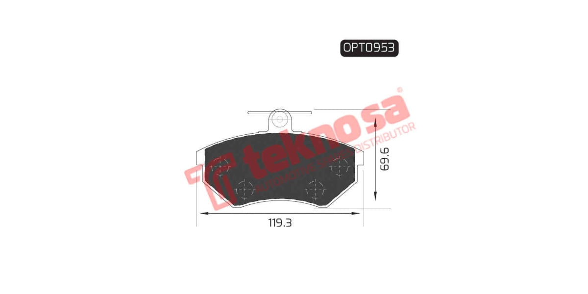 Brake Pad Audi 400 87-91 ( F )