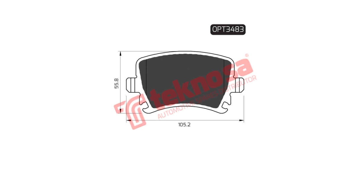 Brake Pad Audi A3 03-11 ( R )