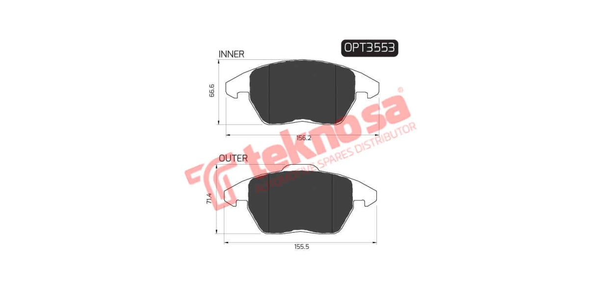 Brake Pad Audi A3 07-13 ( F )