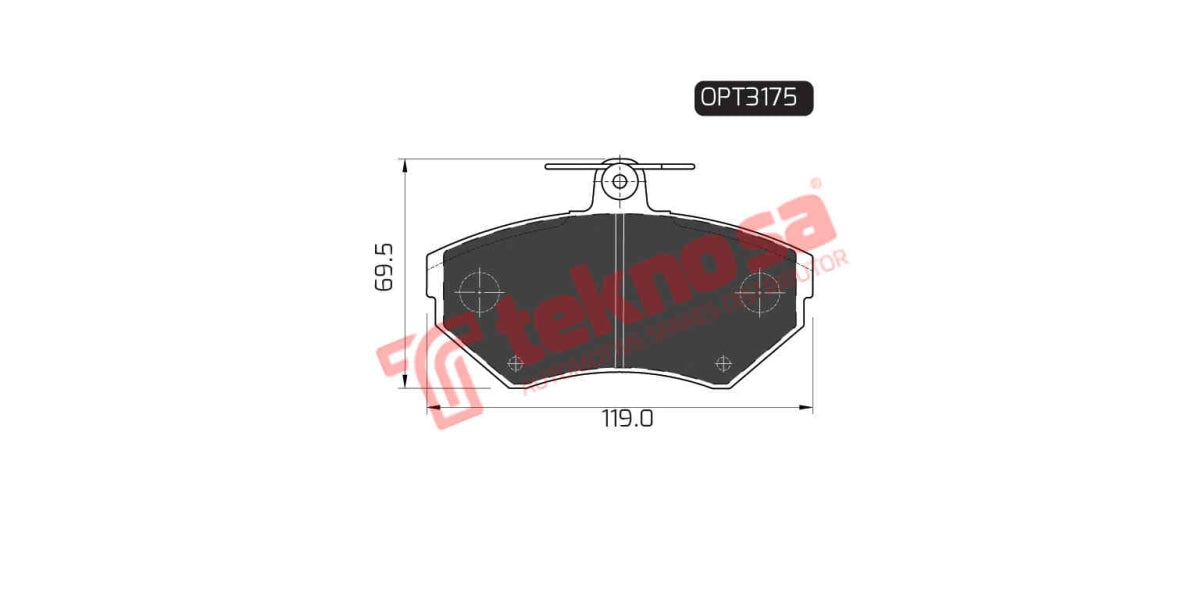 Brake Pad Audi A4 95-01 ( F )