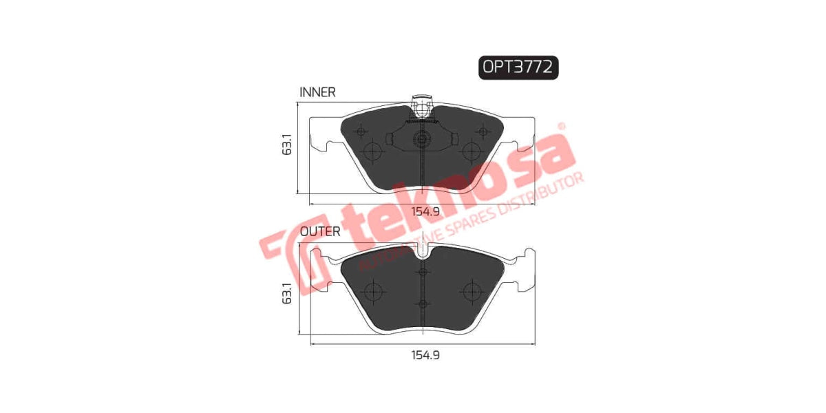 Brake Pad Bmw 1-Series 05-11 ( F )