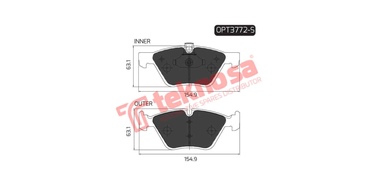 Brake Pad Bmw 1-Series 05-11 ( F ) W/Shim