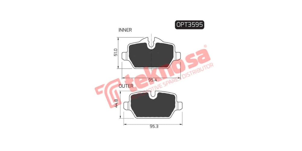 Brake Pad Bmw 1 Series E87] 04 10 R R349