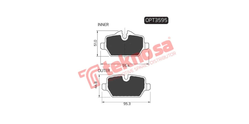 Brake Pad Bmw 1-Series [E87] 04-10 ( R )