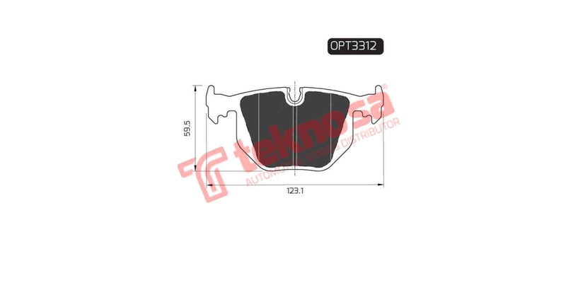 Brake Pad Bmw 3-Series [E46] 00-06 ( R )