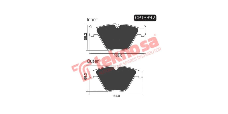 Brake Pad Bmw 3-Series [E90] 08-11 ( F )