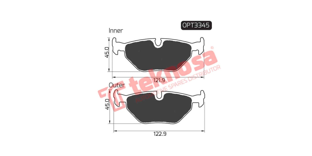 Brake Pad Bmw 5-Series E39 96 ( R )