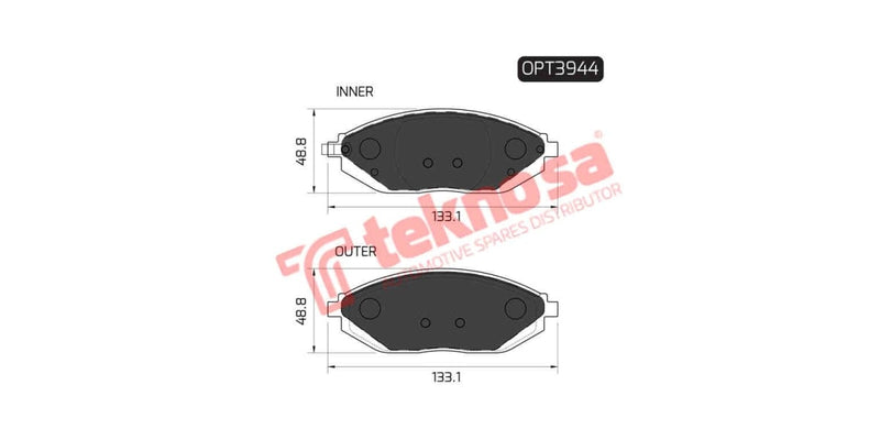 Brake Pad Chevy Spark 10- (F)