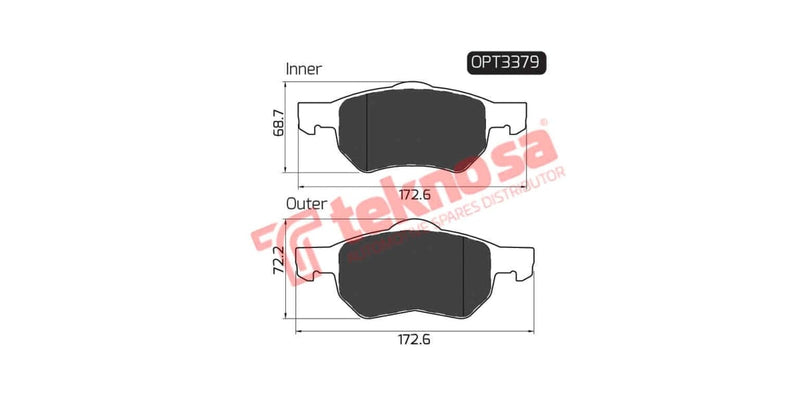 Brake Pad Chrysler Voyager 00-08 ( F )